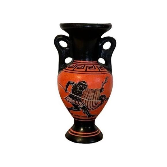 Hand Made Vintage Greek Urn (From Greece) - Picture 5 of 6